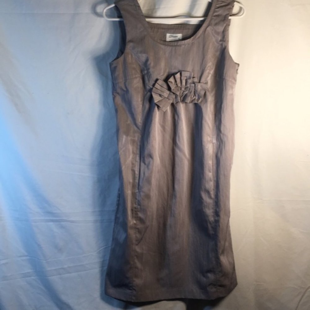 NWOT! Nice Beige Glossy Dress by Dresses! Size 8